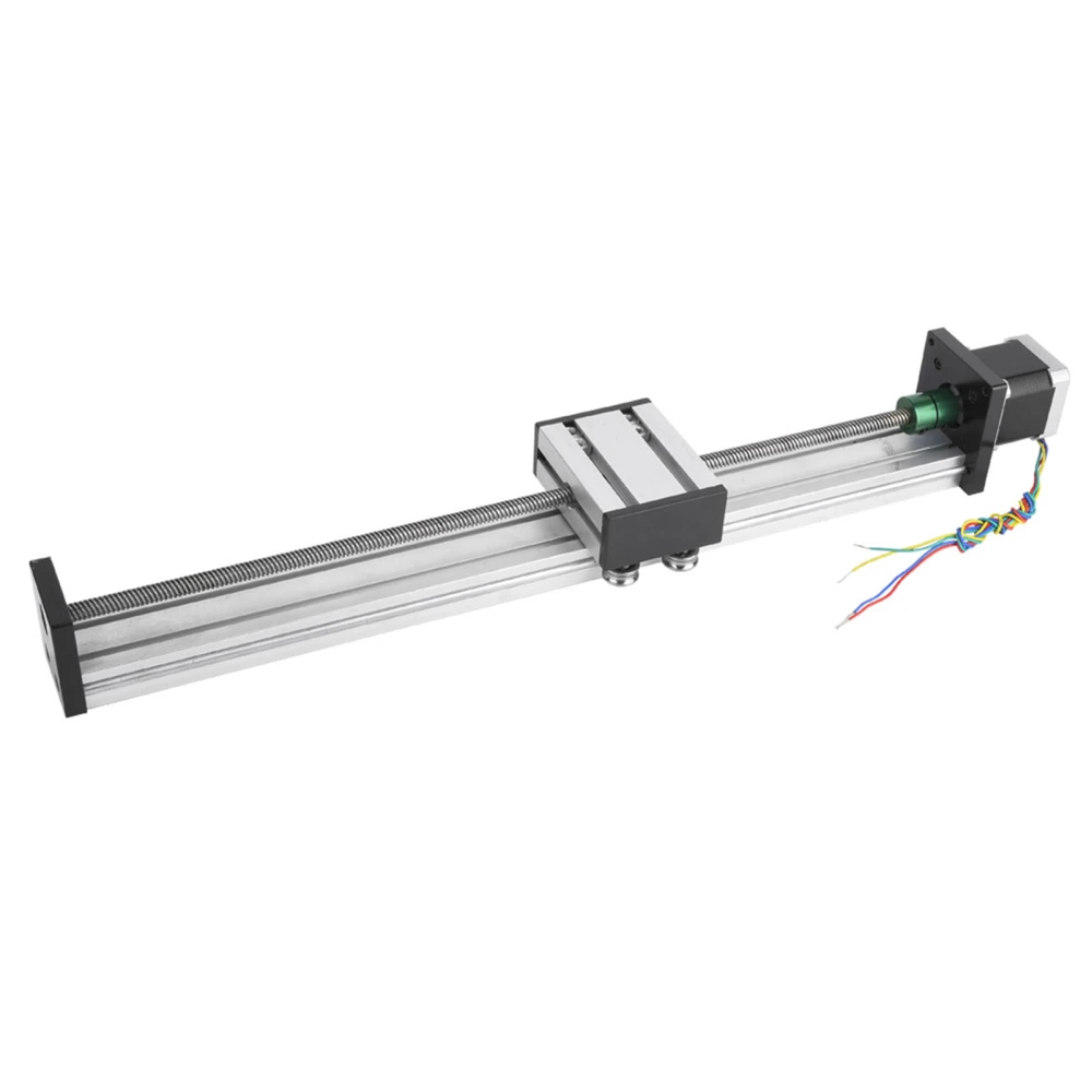 0808 Ball Screw Long Stage Actuator Guide Rail Nema17 42 Stepper Motor (200mm Stroke)