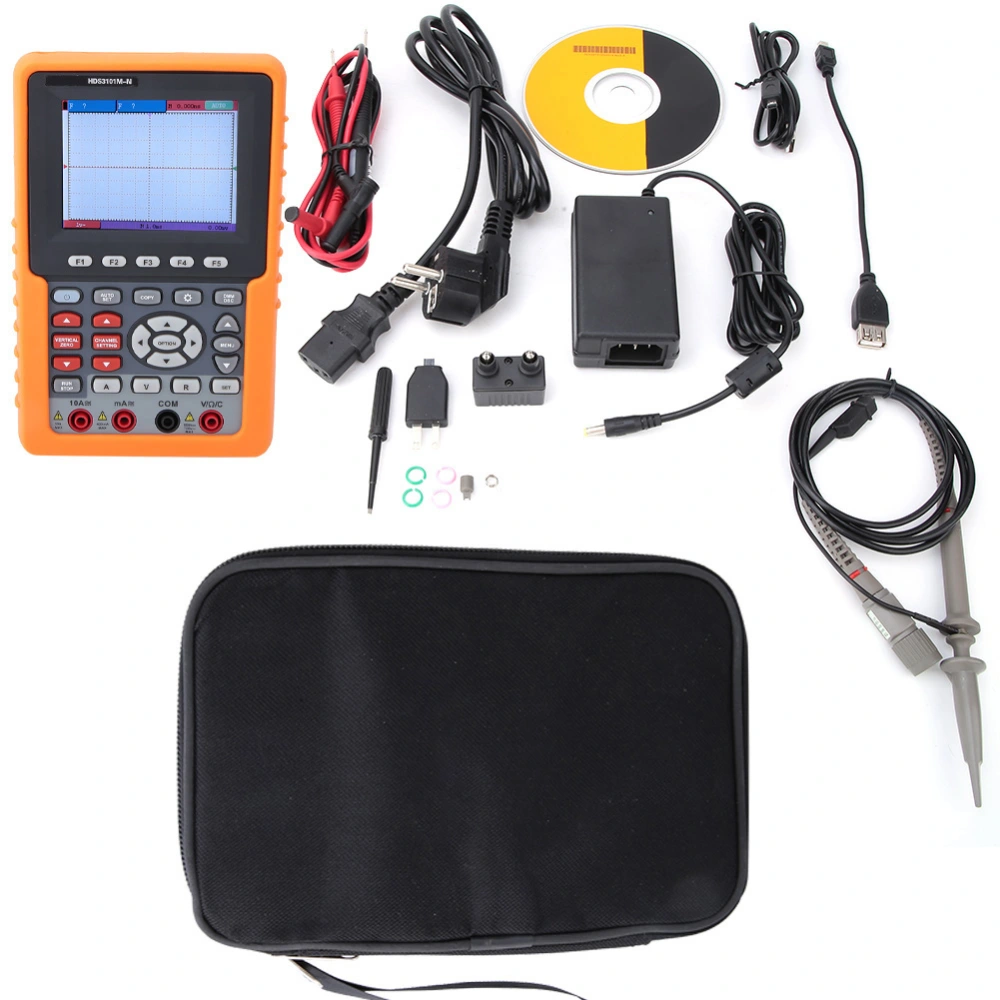 Single Channel Handheld Digital Oscilloscope with Multimeter 100MHz 1gsa/s 100-240V (EU Plug)