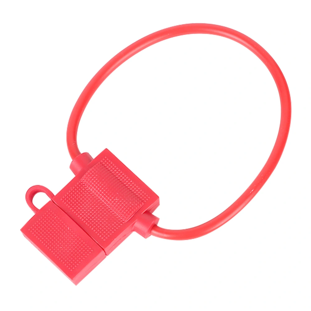 Medium Size 5pcs in line Fuse Holder 5pcs ATC/ATO Blade Fuse For Car Boat RV (Red 25A Fuse)