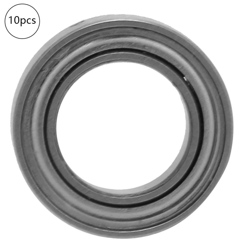 10pcs ZZ Type Double-sided Sealing Ball Bearings Deep Groove Steel Bearings (676-ZZ 6*10*3mm)