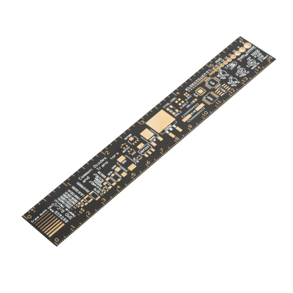 6inch 15CM Multifunctional Printed Circuit Board Ruler Measuring Tool for Electronic Engineers