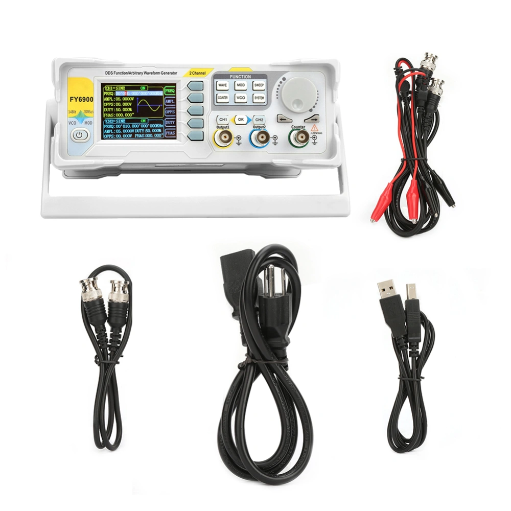 FY6900-60M 60MHz MultiFunctional Digital Signal Generator Counter Frequency Meter