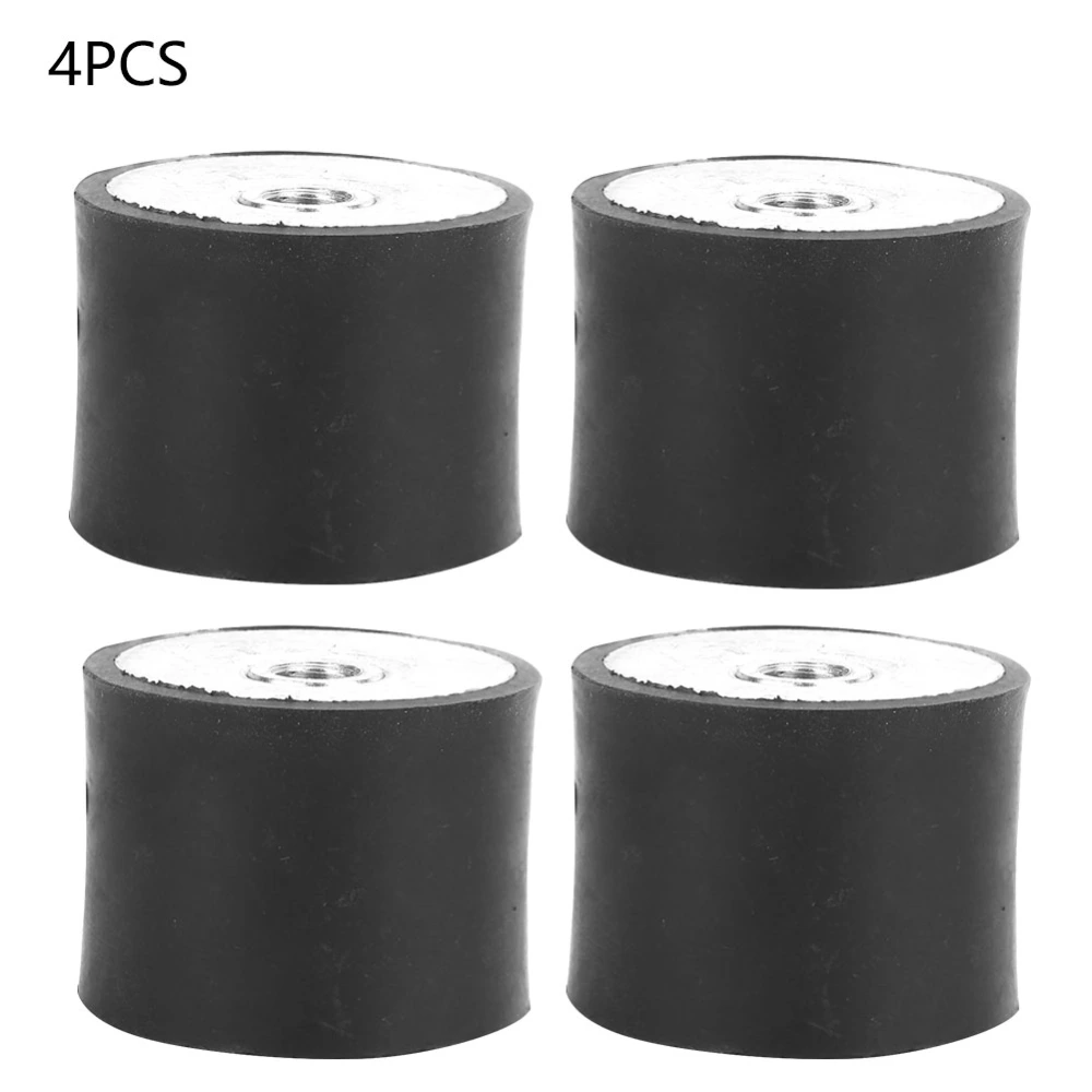 4 Pcs Non toxic Rubber Anti vibration Mount Bobbin Isolator Damper(DD40*30 M10)