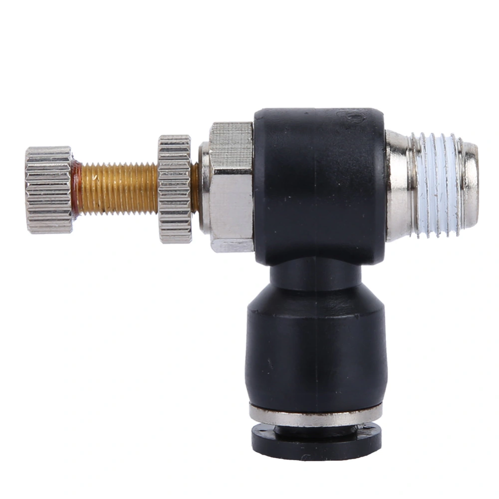 Laser Cutting Machine C02 Nozzle Laser Gas Valve (Air Pipe 6mm;Thread Dia.9.7;Adjustable)