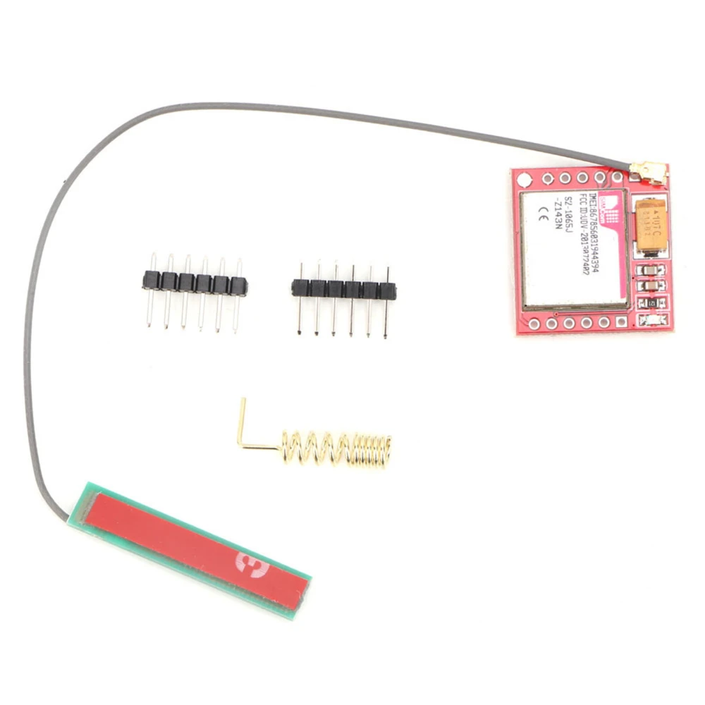 GPRS Board GSM Module Kit MicroSIM Card TTL Serial Port (with Antenna)