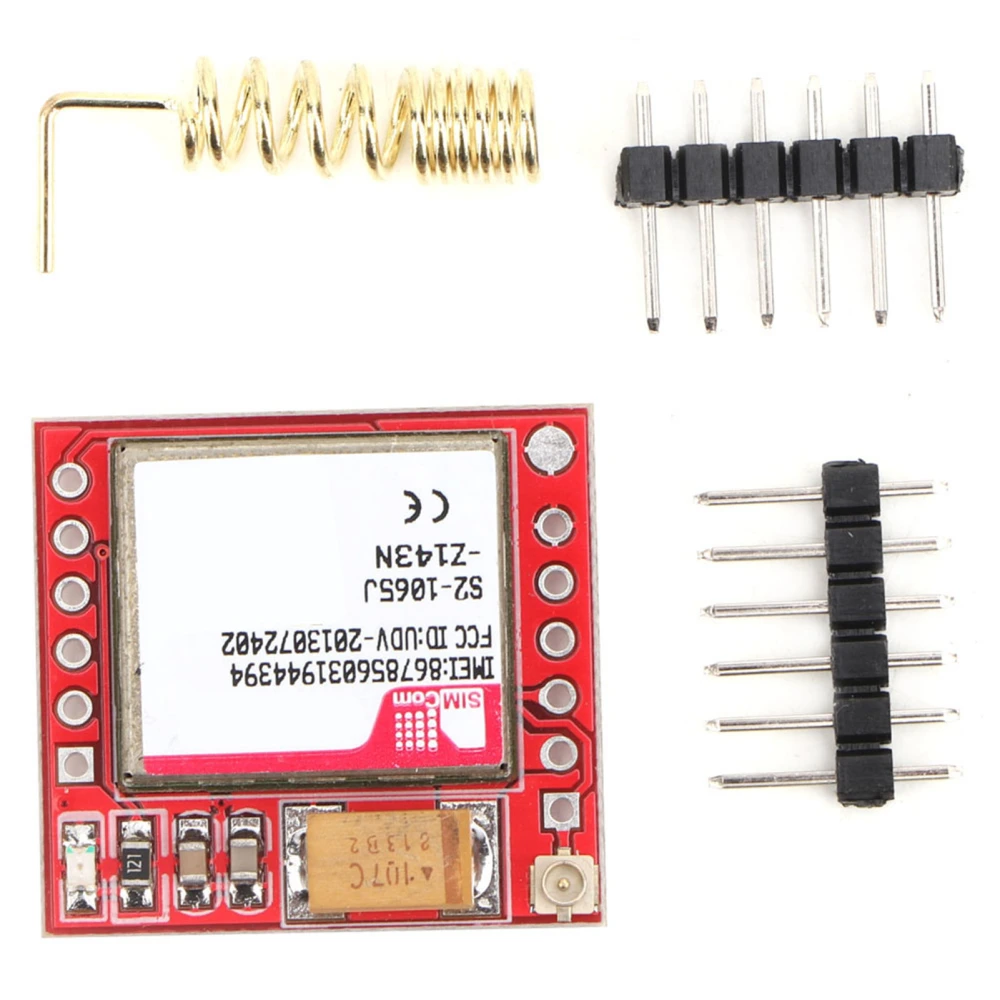 GPRS Board GSM Module Kit MicroSIM Card TTL Serial Port (without Antenna)