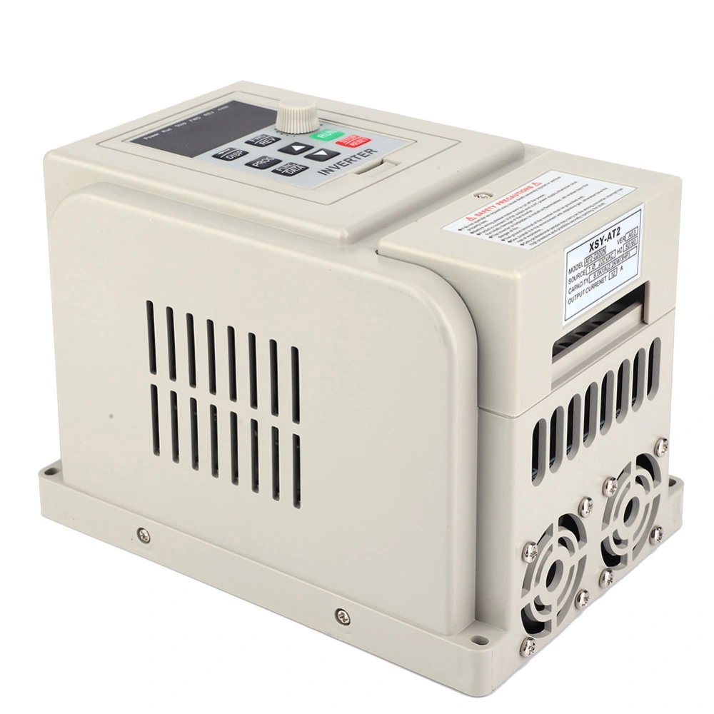 PWM 220V AC Variable Frequency Drive VFD Speed Controller 1‑Phase Input 1‑Phase Output 2.2KW