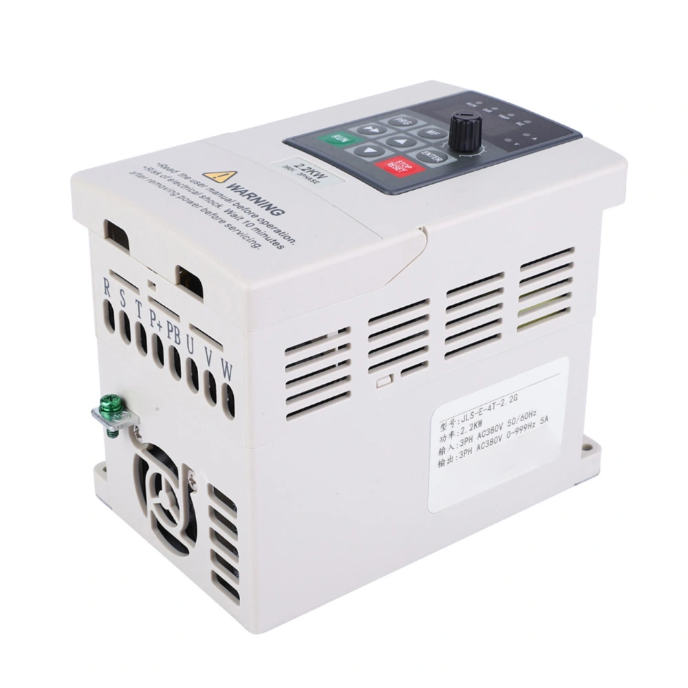 380V 2.2KW VFD Variable Frequency Drive Inverter for Motor Speed Control 3-Phase Input Output