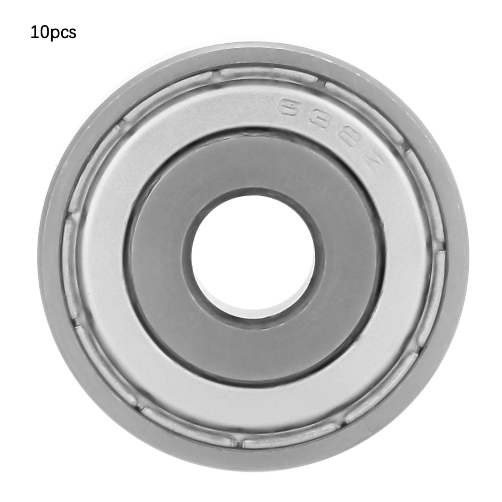 10Pcs Double-Sided Seal Bearing Steel Deep Groove Pulley Wheel Ball Bearing 638-ZZ