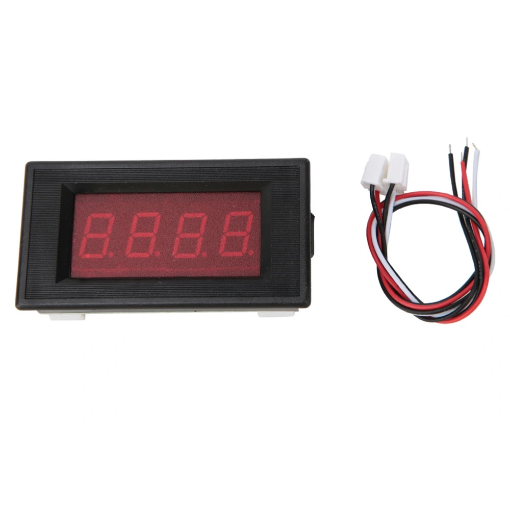 3 1/2 Red LED Display DC Current Ammeter with 3 Measuring Range 5V(DC50uA/DC100uA/DC200uA)