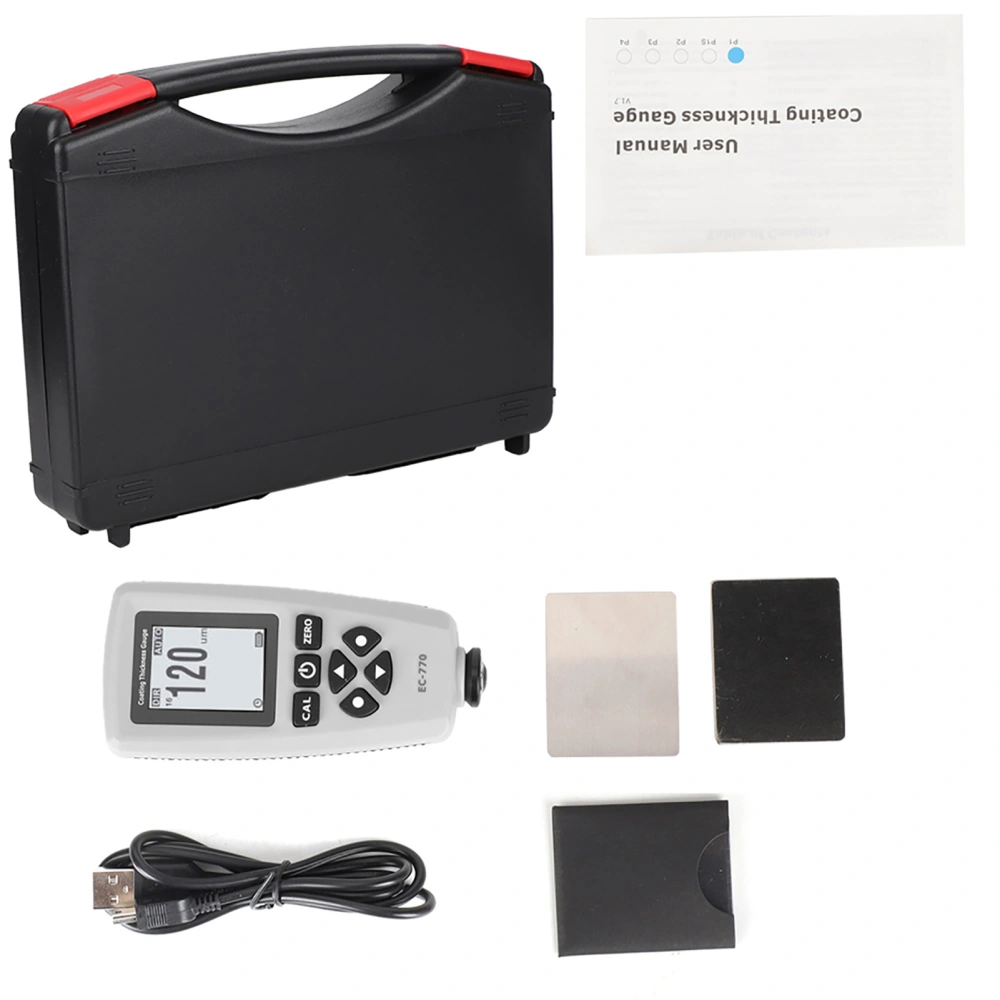 Car Paint Film Thickness Tester Digital Coating EC-770 Thickness Probe Tester