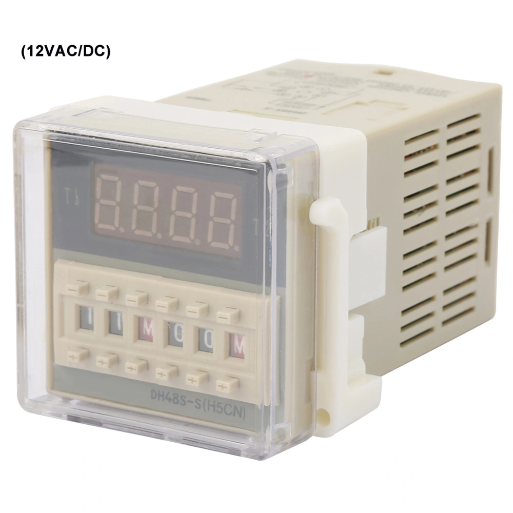 Digital Time Relay Module 8 Pin 0.1s~99h Timer Relay Device (12V AC/DC)