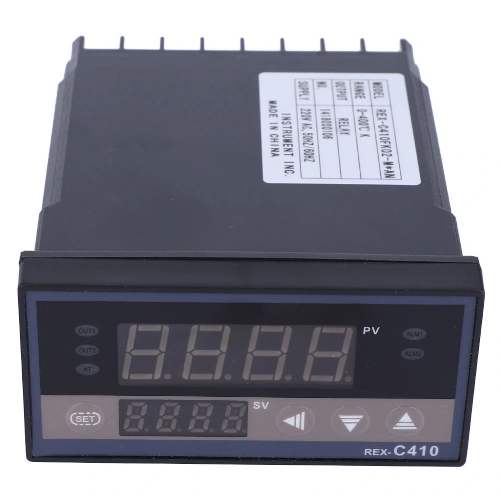 REX C410 Adjustable Relay Control Output Digital Temperature Controller Thermostat AC220V