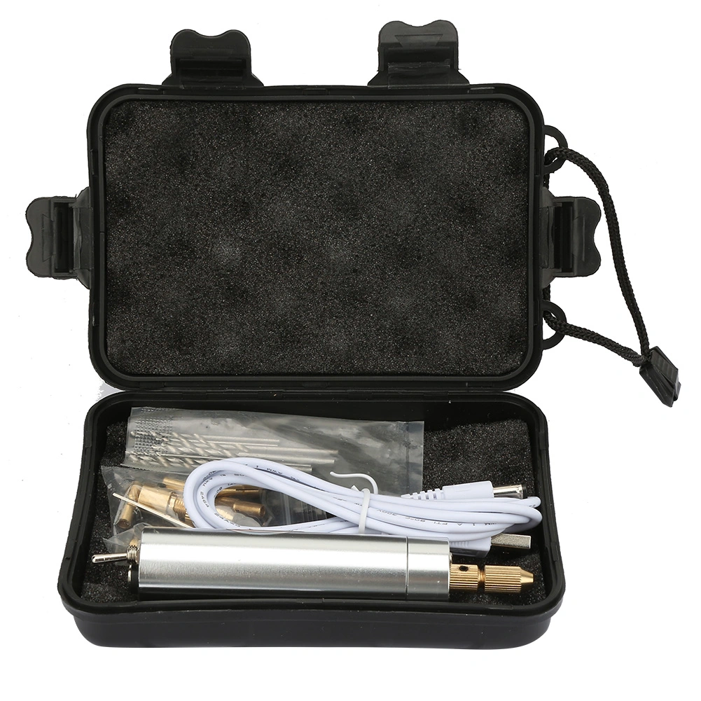 Electric Mini Drill Grinder Adjustable Speed Polishing Engraving Grinding Pen Tool Kit