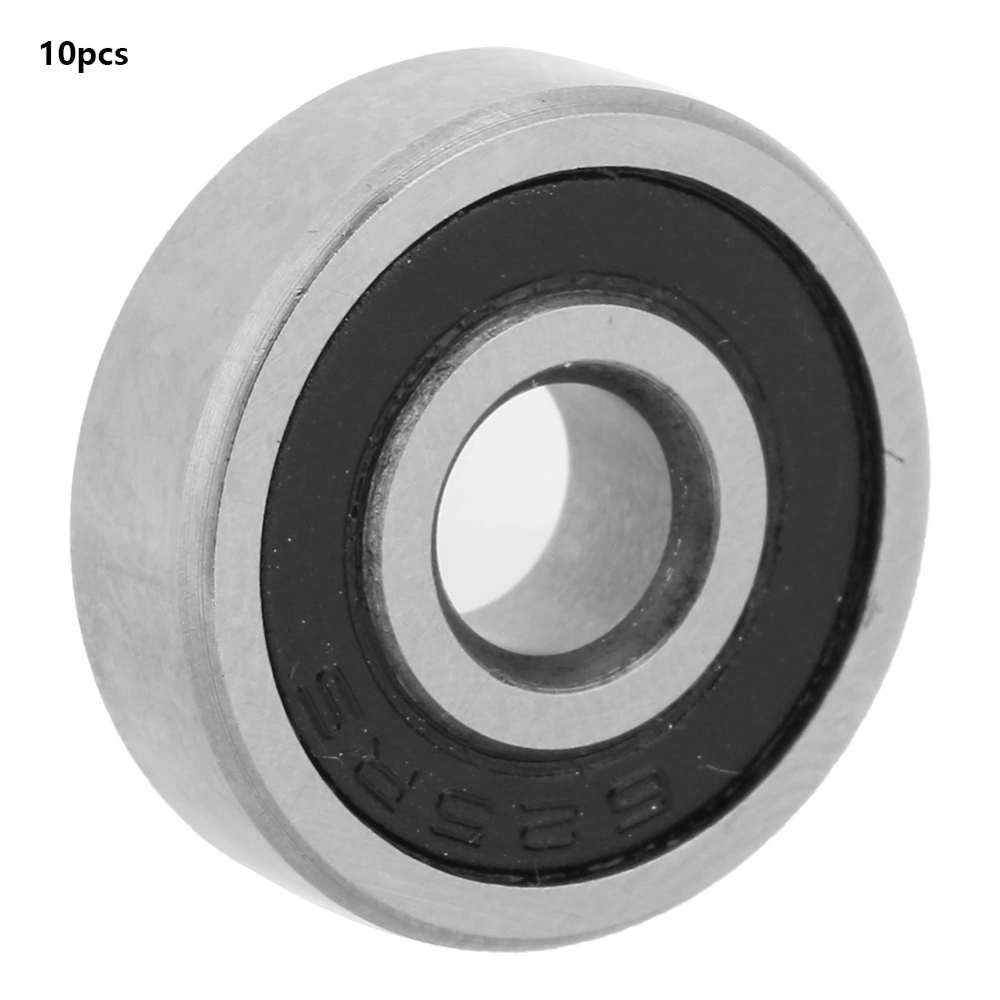 3/4/5/6mm I.D 10/13/16/19mm O.D Double side Rubber Sealed Deep Groove Steel Ball Bearings(625