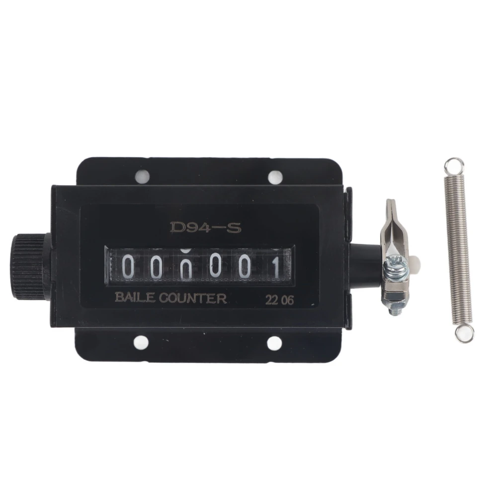 D94‑S 0‑999999 6 Digit Punch Counter Resettable Mechanical Pulling Counter