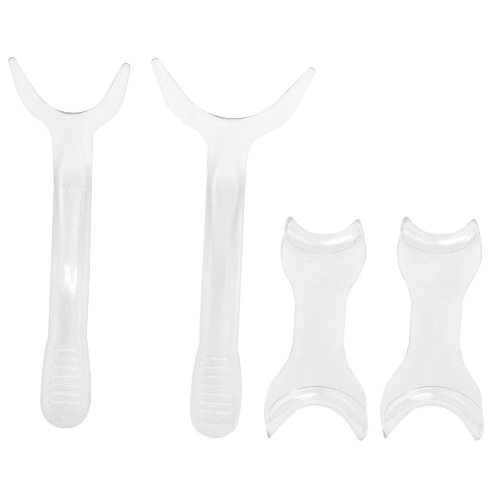 4PCS Dental Lip Retractor Intraoral Check Teeth Orthodontic Mouth Opener Tool Set