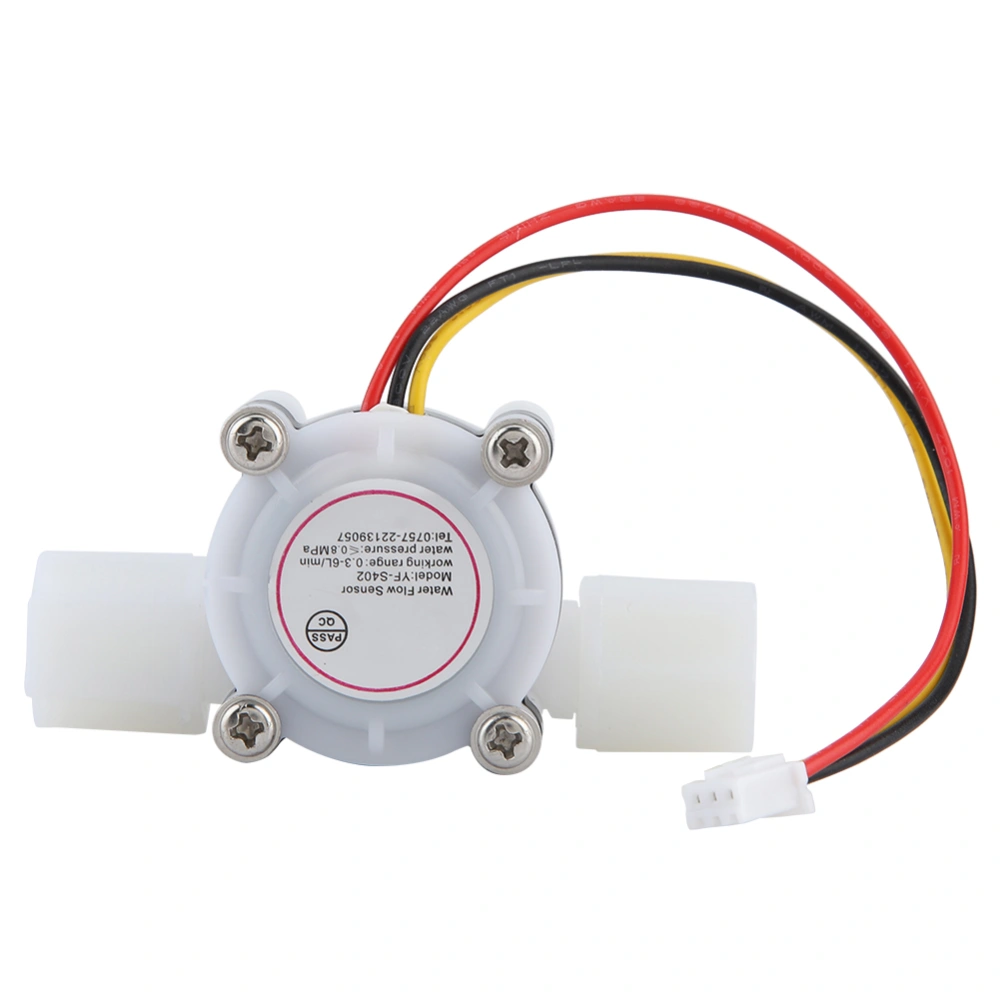 1Pcs Water Hall Flow Effect Sensor Control Flowmeter G1/4 For Water Cooler