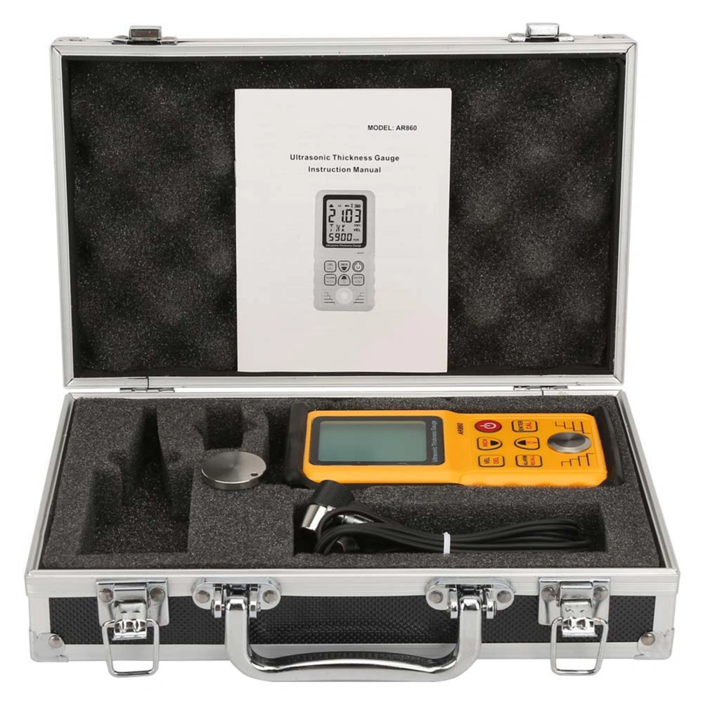 SMART SENSOR AR860 Digital Ultrasonic Thickness Gauge Tester Measuring Range 1.0‑300.0mm(Steel)