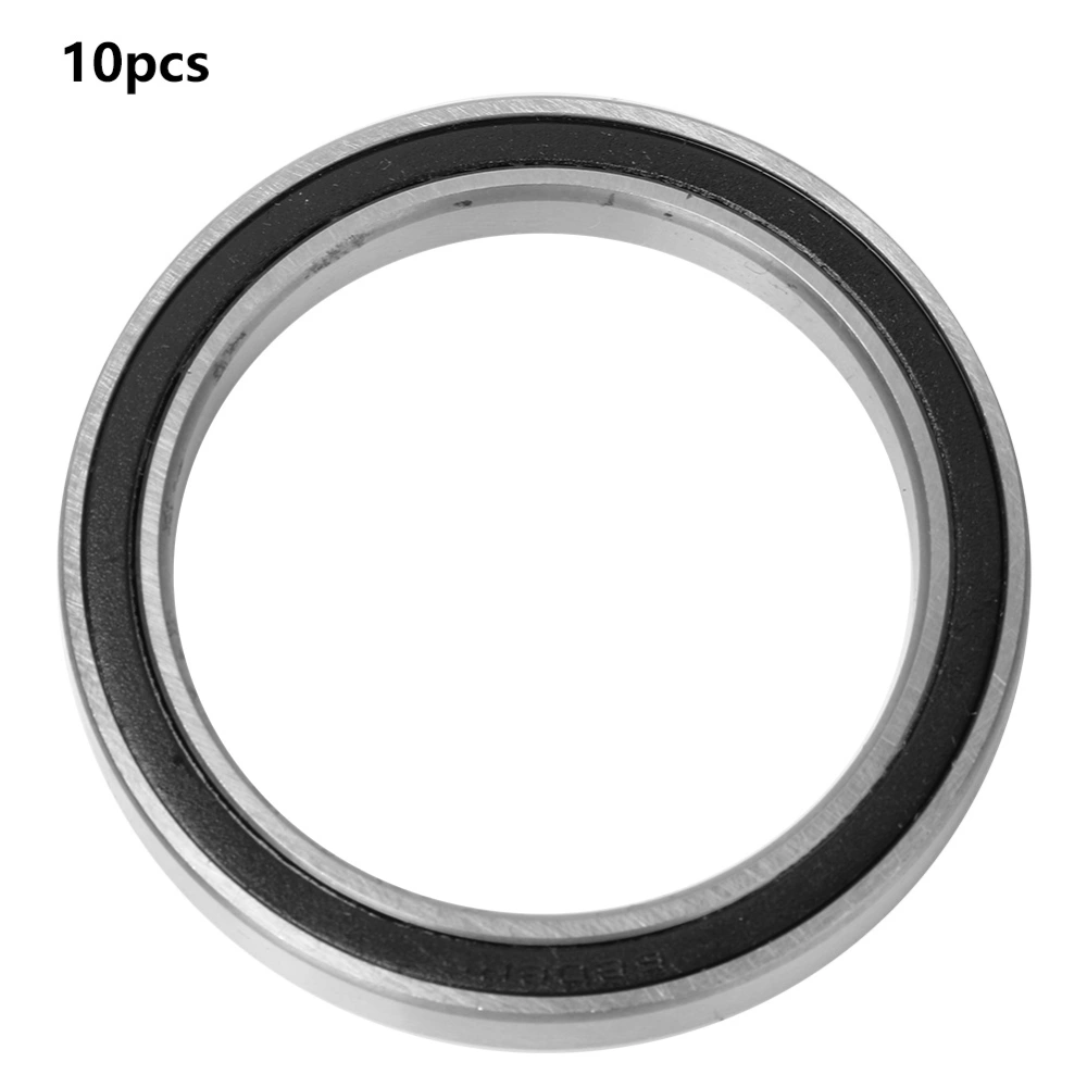 10 Pcs Deep Groove Bearing Steel Double Sealed Single-row High Speed Ball Bearing(6808-2RS)