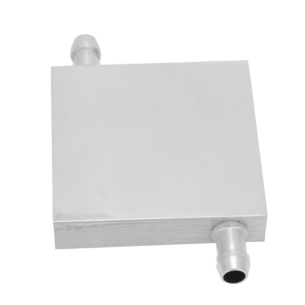 Aluminum Water Cooling Block Waterblock Cooler Water Cooling Head Light & Right Effluent (#2)