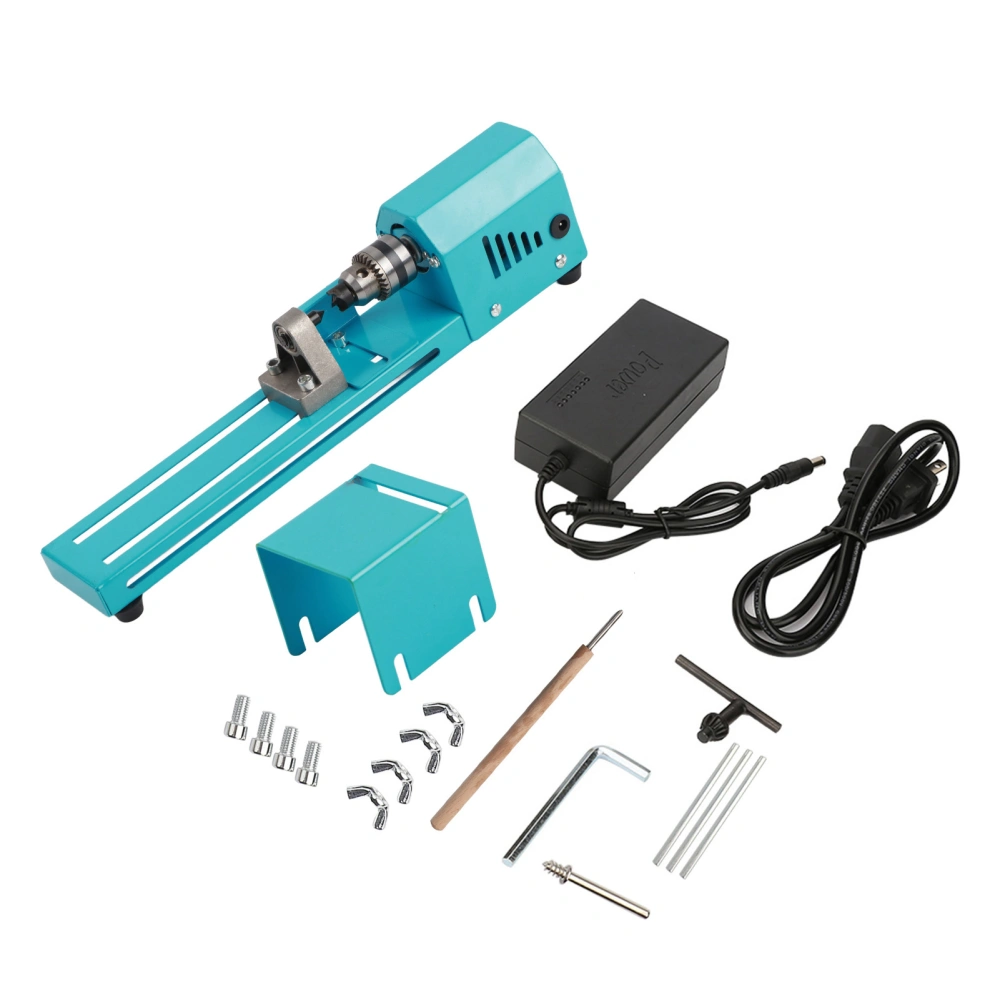 Miniature Electric Punching Grinding Machine DIY Wood Lathe Machine