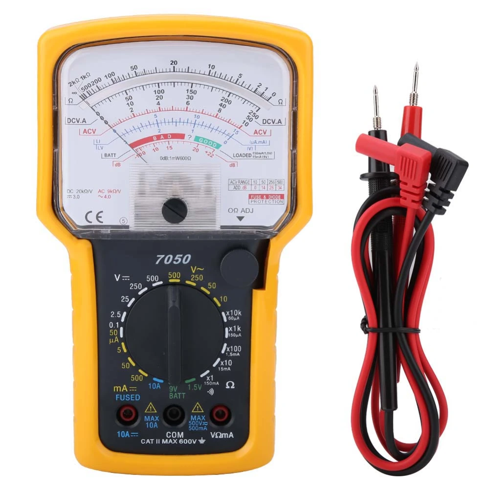 KT7050 Multifunction High Sensitivity High Precision Ohm Test Meter Analog Multimeter