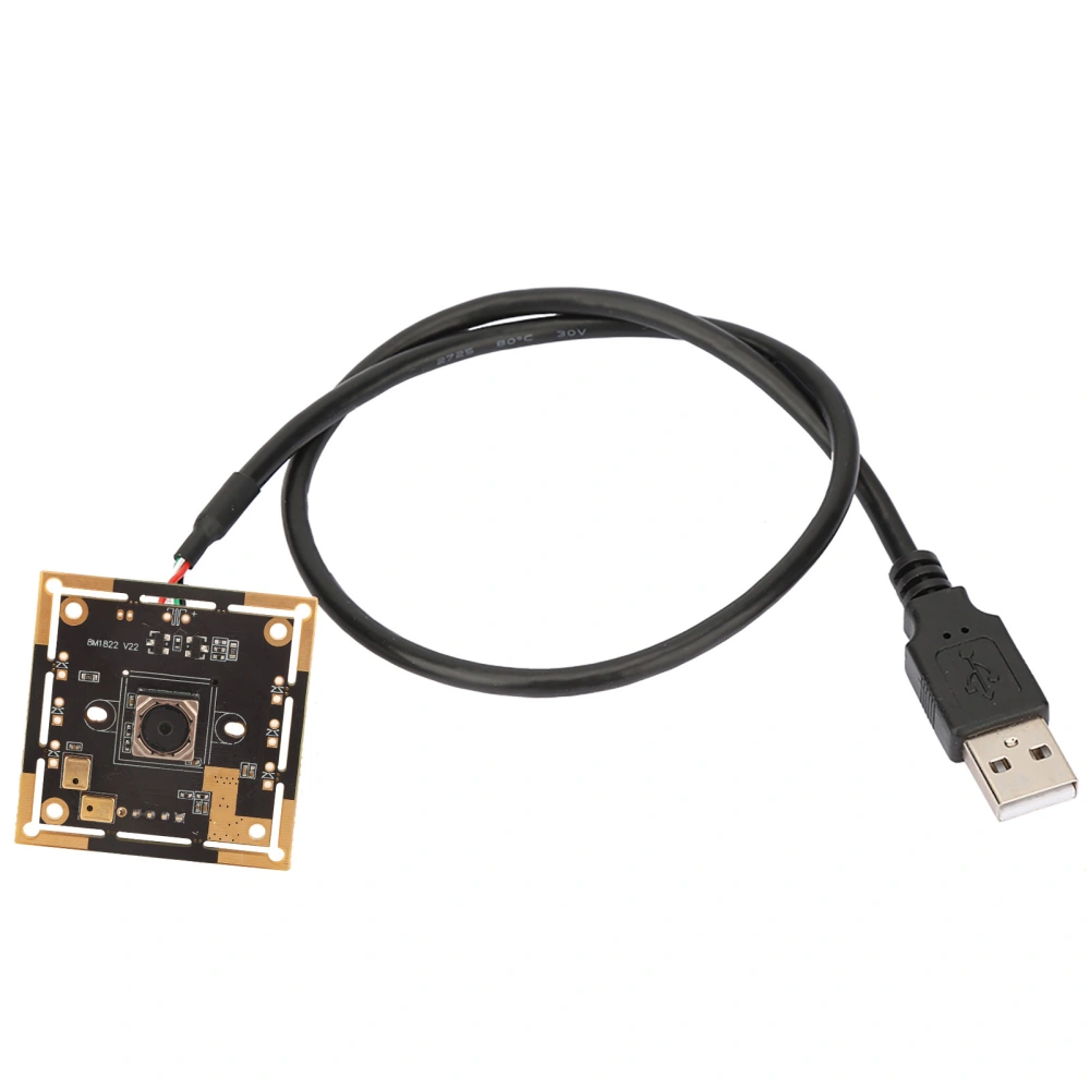 8 Million Pixels 70° Wide Angle Lens USB Camera Module with IMX179 Chip