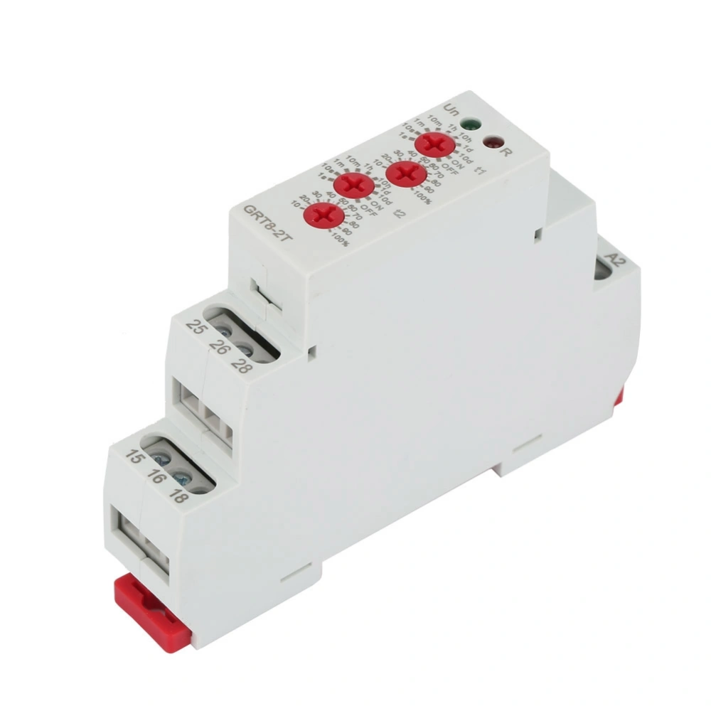 GRT8-2T Mini Din Rail Type Double Delay on Time Delay Relay(A230)