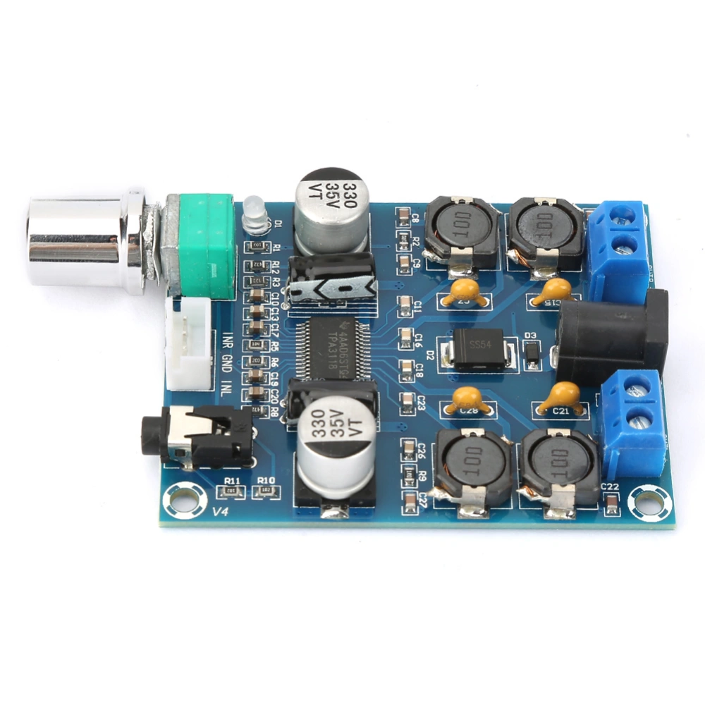 DC 12-28V 3A/45W 2 Channel Audio Amplifier Board 30TSP Dual Channel Power Amp Board