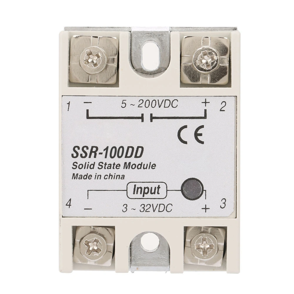 SSR-100DD Solid State Relay Module SSR DC Control DC Input 3-32V DC