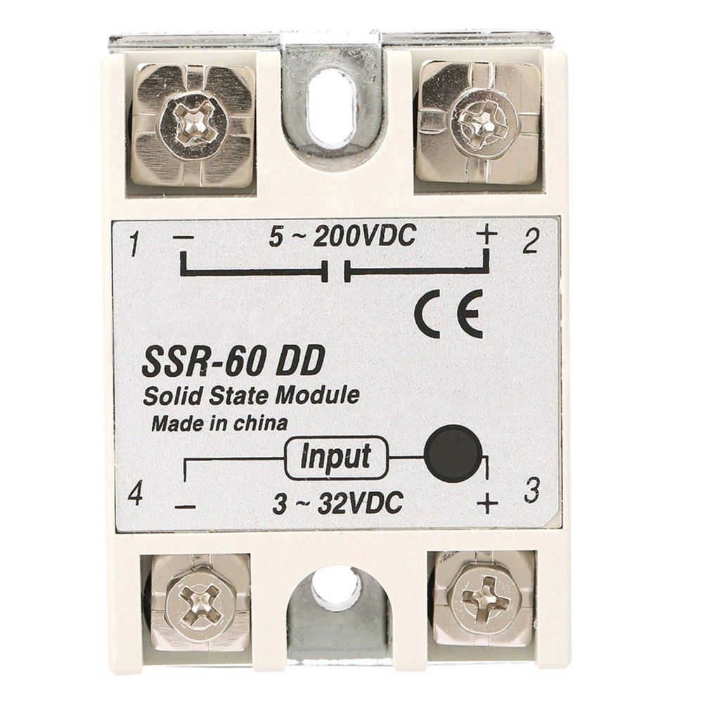 DCDC Solid State Relay SSR60DD 60A 332VDC to 5200VDC SSR