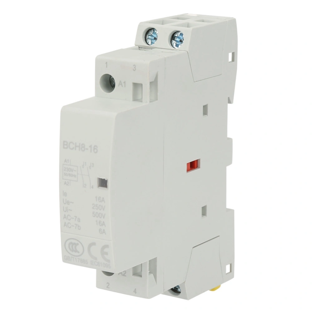 2P 16A 220V/230V 2NO 50/60HZ Din Rail Household AC Contactor