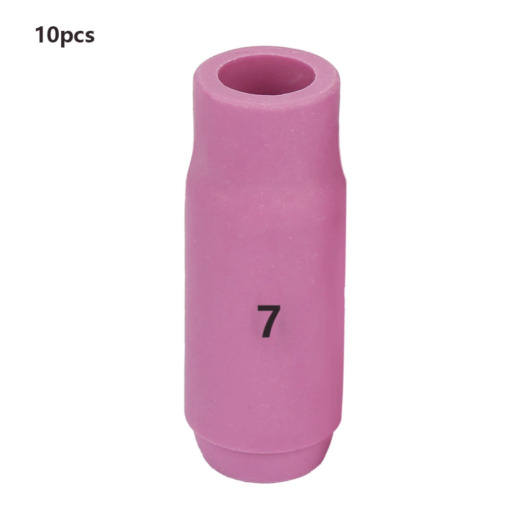 10pcs Ceramic Nozzle Cups 10N50-10N46 #4-#8 for WP-17/18/26 TIG Welding Torch(10N47 11mm)