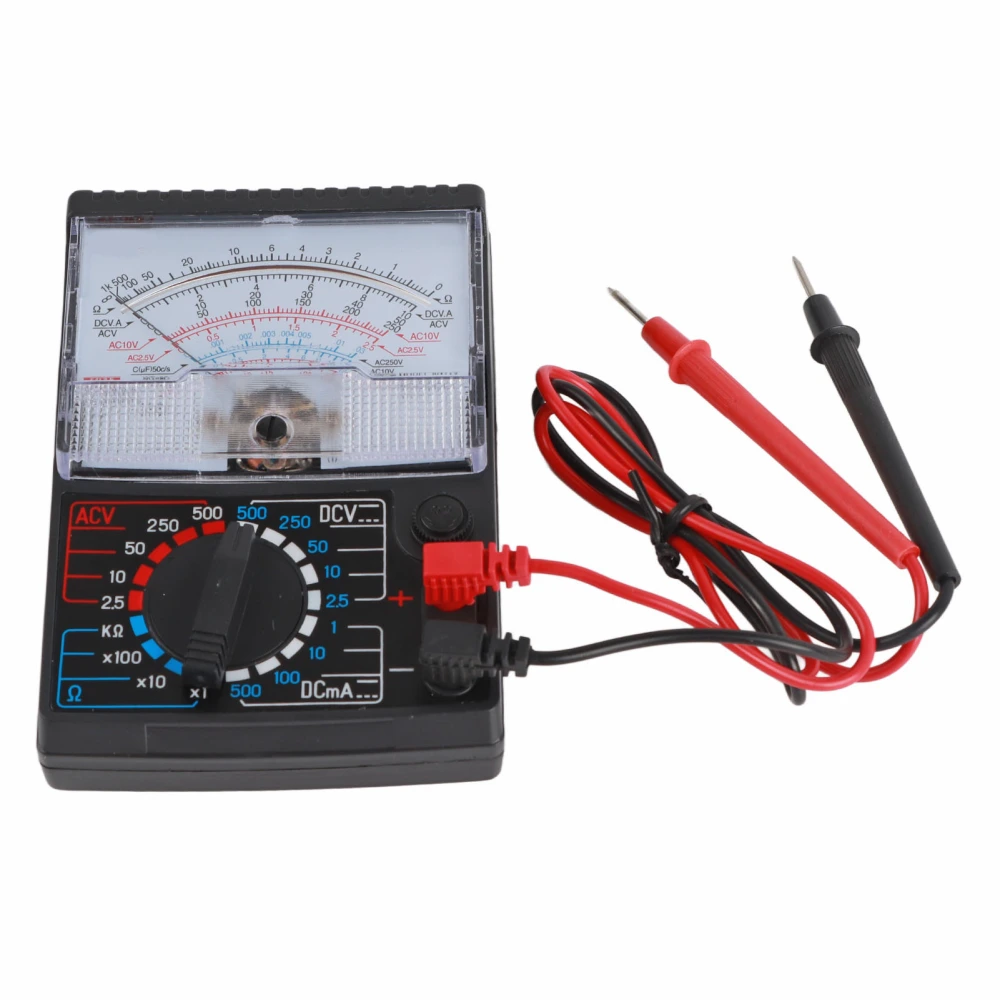 Analog Pointer Multimeter Multitester AC DC Voltage Resistance Testing Instrument