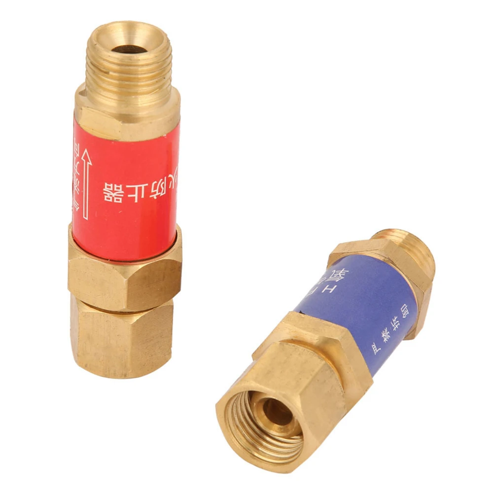 1 Pair Oxygen Acetylene Check Valve Flashback Arrestor Flame Buster M16*1.5 HF2