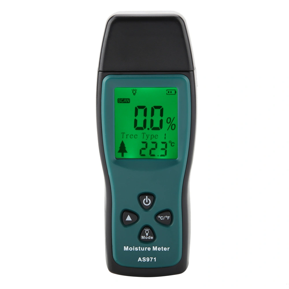 SMART SENSOR AS971 LCD Display Digital Wood Moisture Humidity Tester 0~40℃