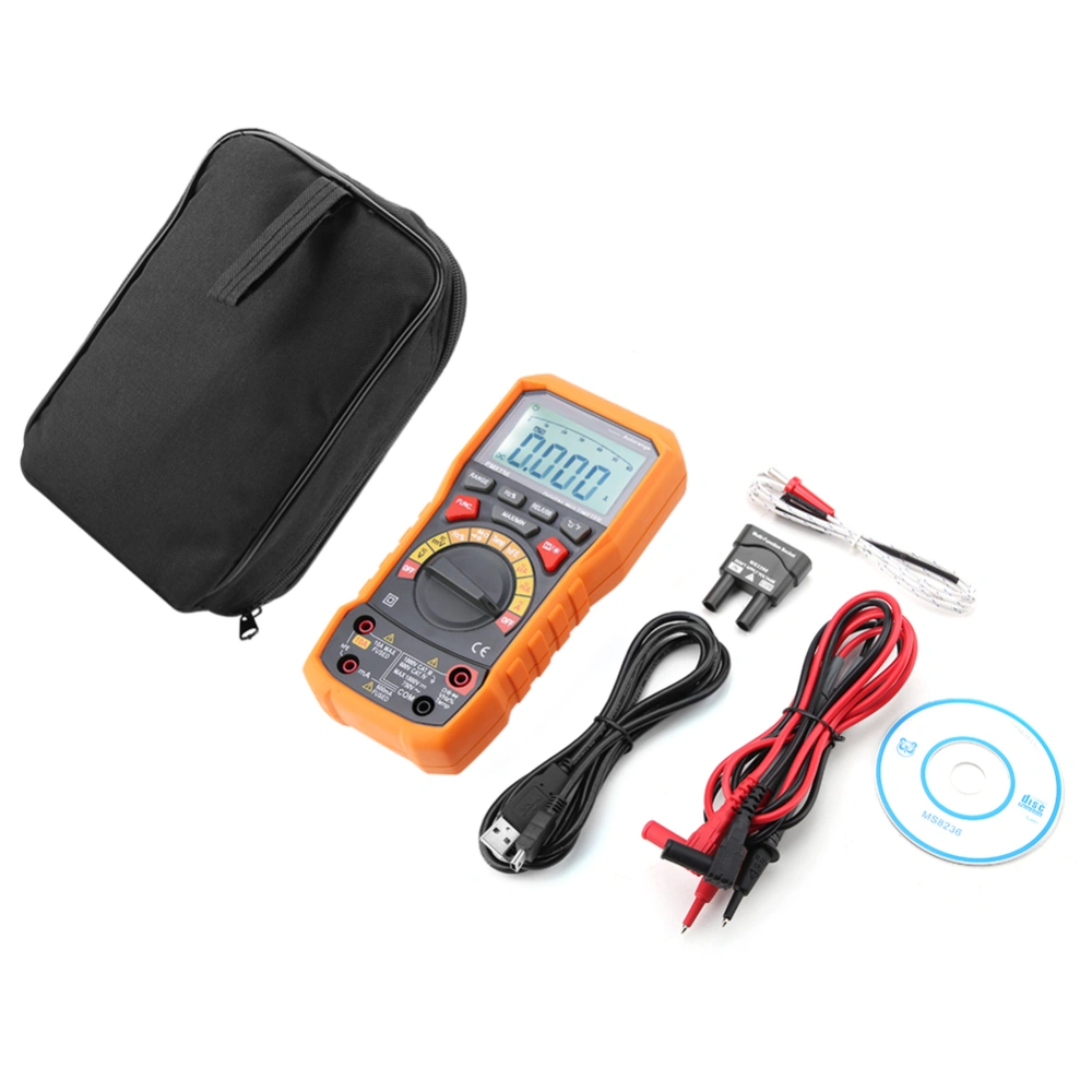 PEAKMETER PM8236 Auto Range Digital Multimeter Temperature Capacitance Frequency Test