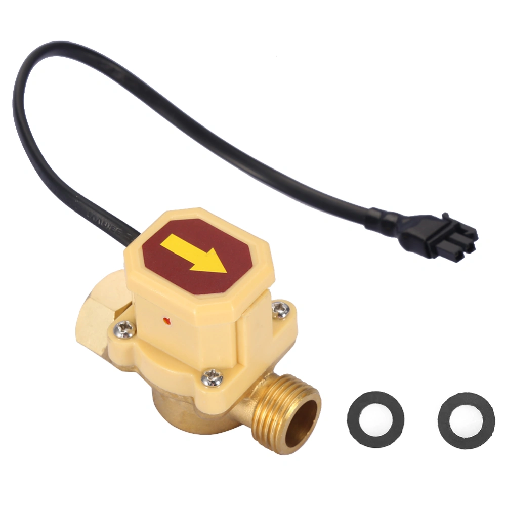 G1/2-G1/2 Thread Water Pump Adjustable Flow Sensor Pressure Automatic Control Switch 220V