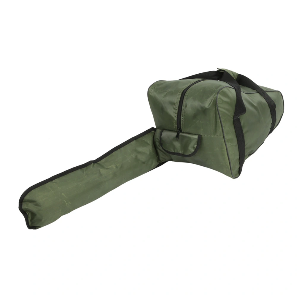 Chainsaw Carrying Bag HeavyDuty Waterproof Oxford Cloth Portable Bag for Lumberjack(Army Green)