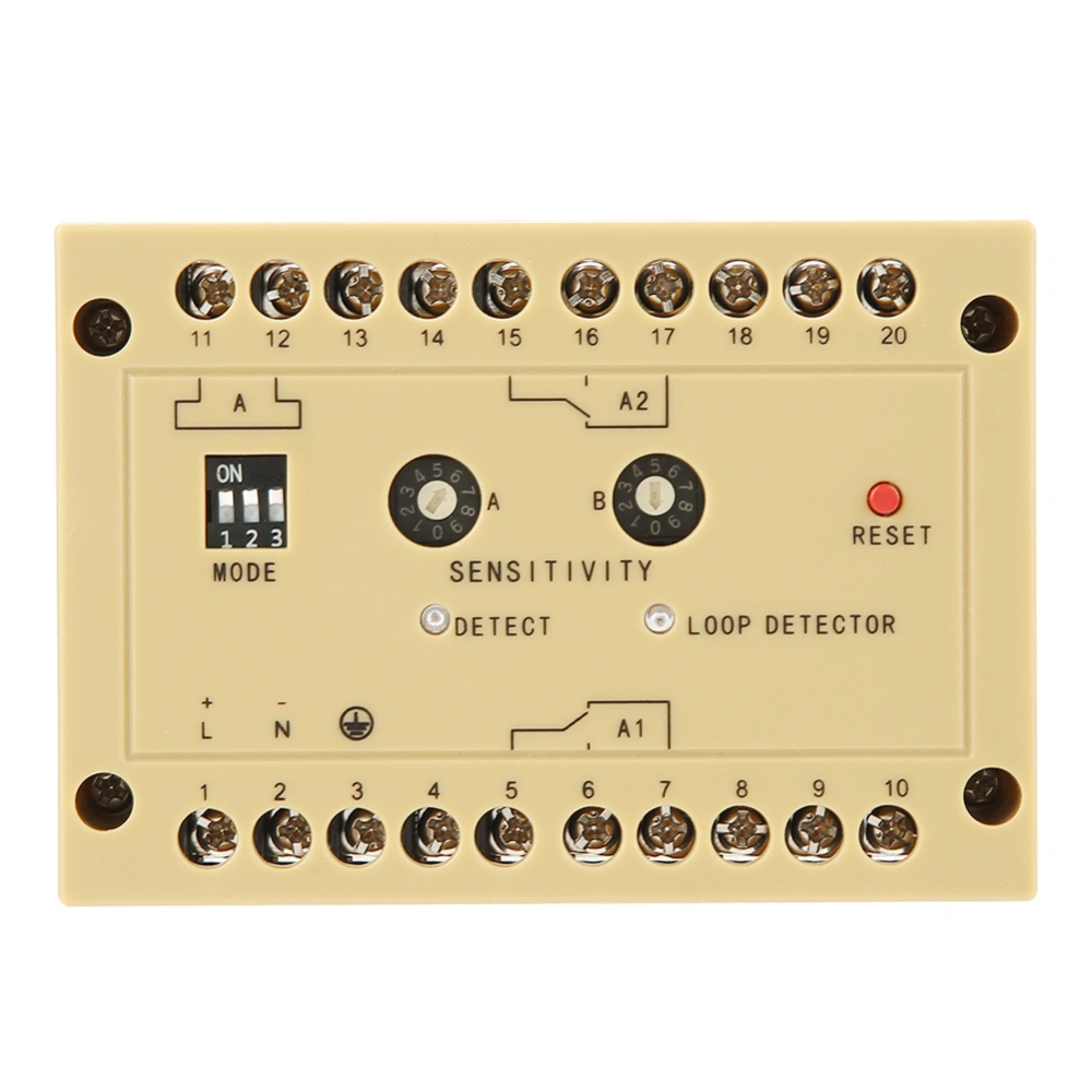 Vehicle Inductive Loop Detector Adjustable Sensitivity Delay for Parking Lot (Single Channel)