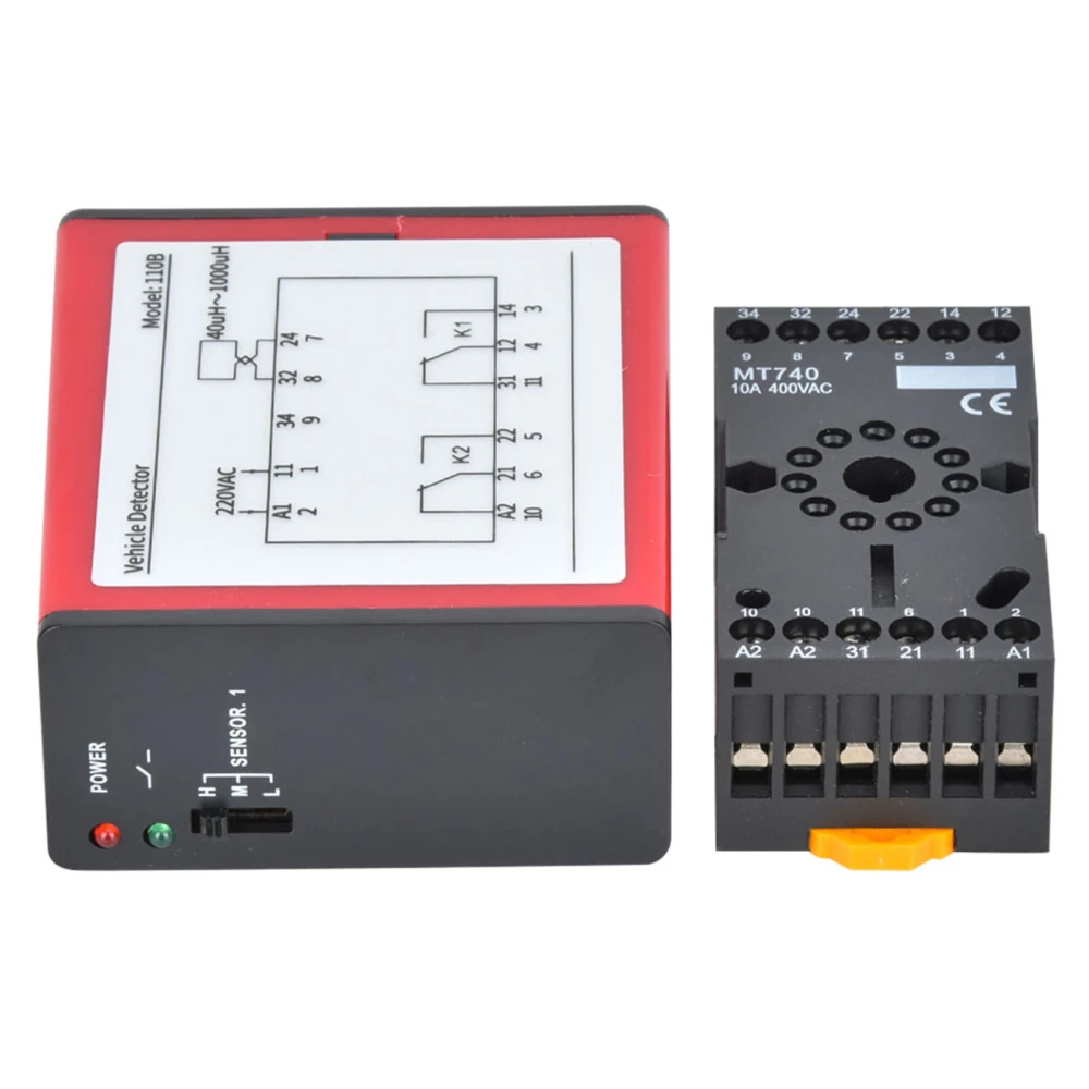 Single Channel Inductive Loop Vehicle Detector for Parking Lot Access Control