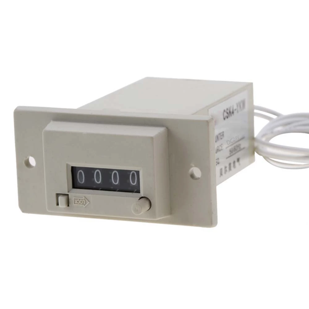 CSK4-YKW 4 Digit Electromagnetic Counter DC 24V (#03)