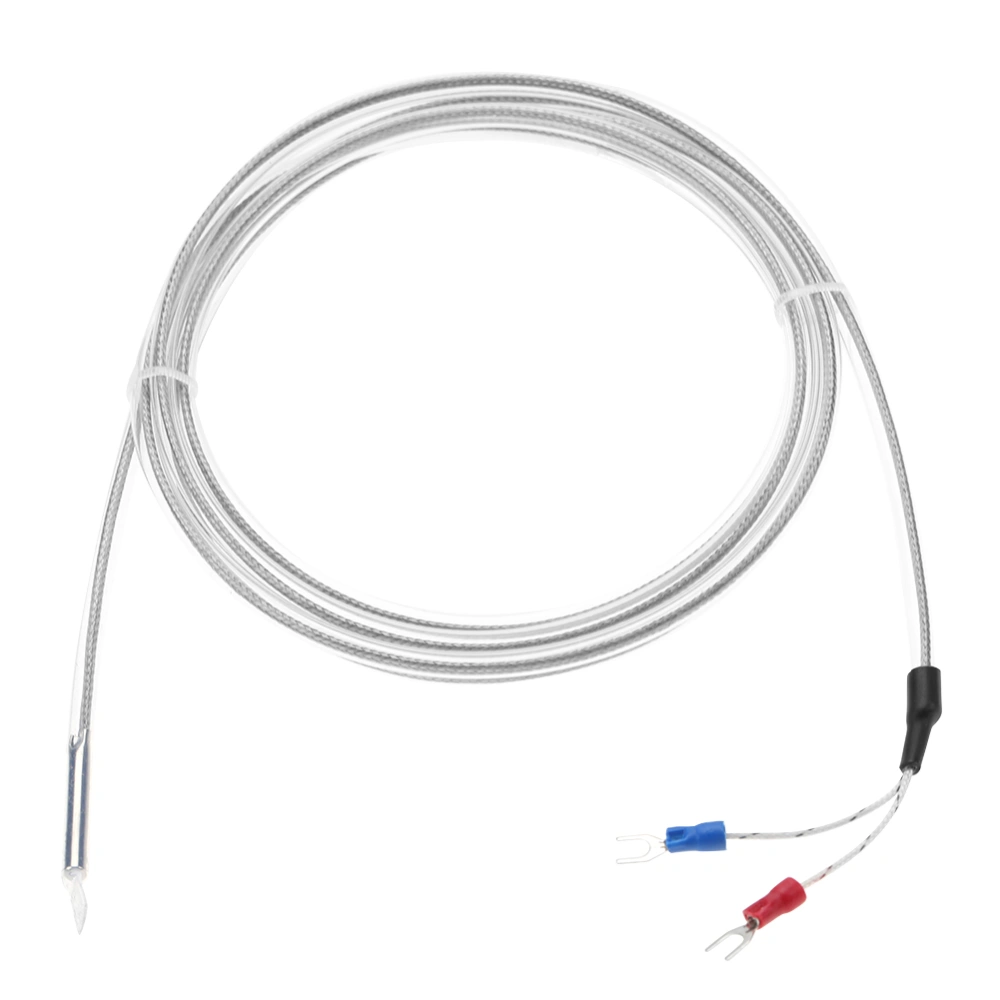 PTFE K Type Thermocouple 2 Wire Waterproof Corrosion Resistance