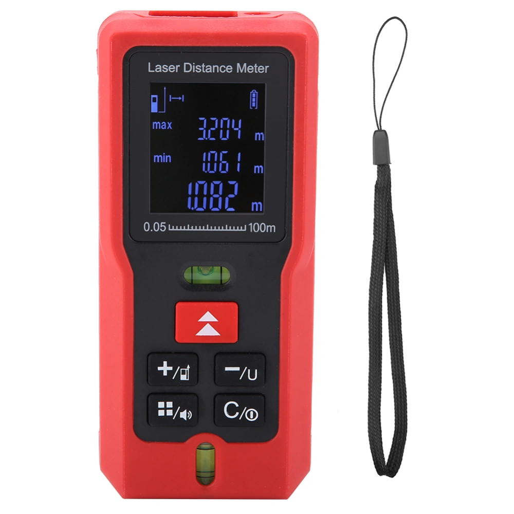 M Series Digital Laser Distance Meter Range Finder Tape Distance Measure (M100)