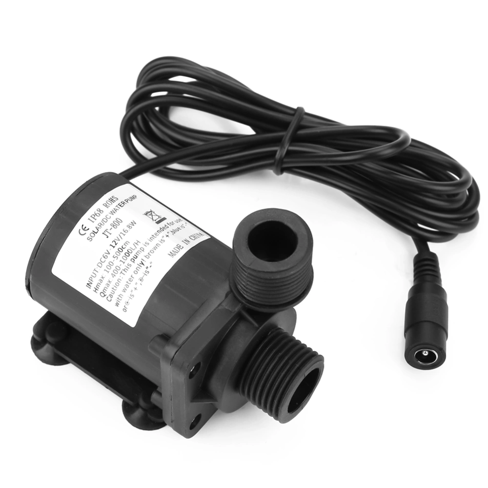 Mini DC Brushless Low Noise Boost Water Pump 12V -40℃~100℃