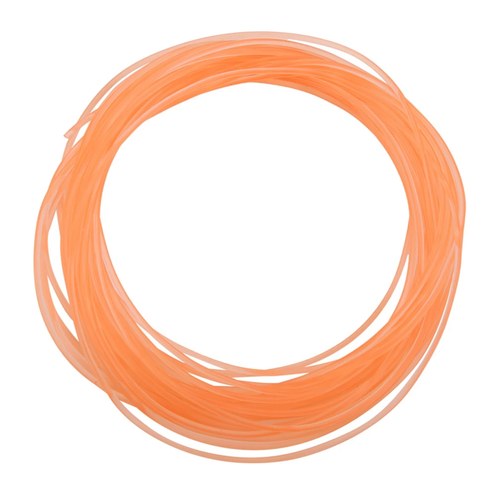 Orange Smooth PU Polyurethane Round Belt for Drive Transmission(2mm*10m)