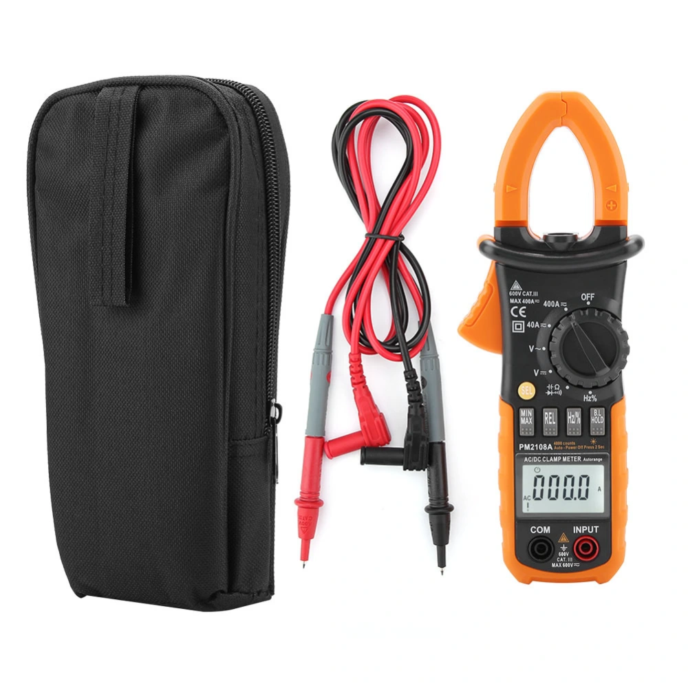 PEAKMETER PM2108A Digital AC/DC Clamp Meter Measuring Tool