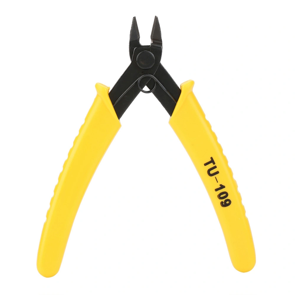 5in Electronic Diagonal Pliers Cable Side Cutting Nippers Wire Cutter Tool TU-109