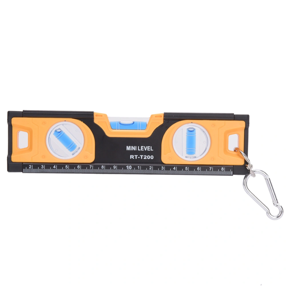 200mm High Precision Magnetic Aluminum Alloy Bubble Ruler Spirit Level